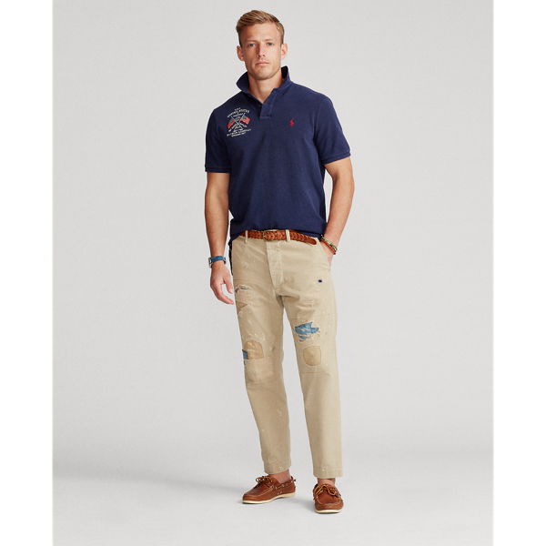 Cruise Navy Classic Fit Americana Mesh Polo Shirt Polo Ralph Lauren 4