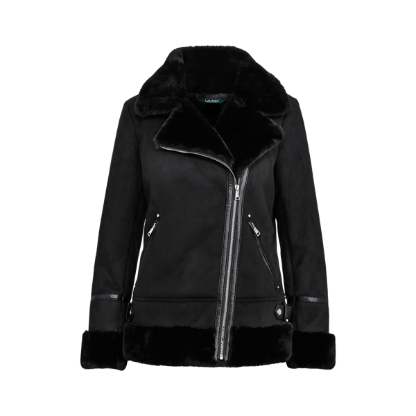 Faux-Fur Moto Jacket Lauren 1