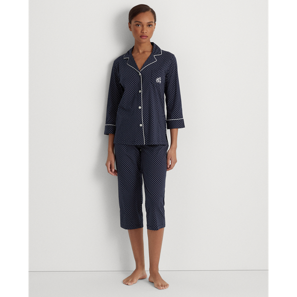 Cotton Capri Sleep Set Ralph Lauren