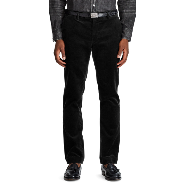 Polo Black Stretch Slim Fit Corduroy Pant Polo Ralph Lauren 5