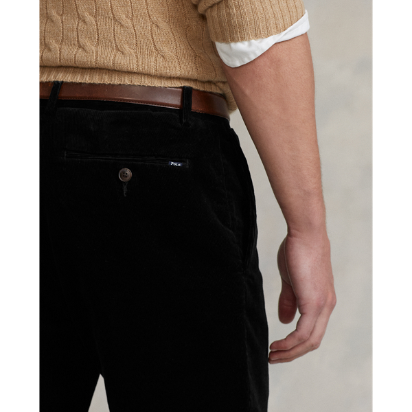 Polo Black Stretch Slim Fit Corduroy Pant Polo Ralph Lauren 7