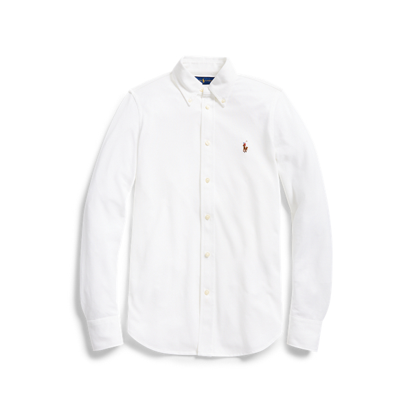 Knit Cotton Oxford Shirt
