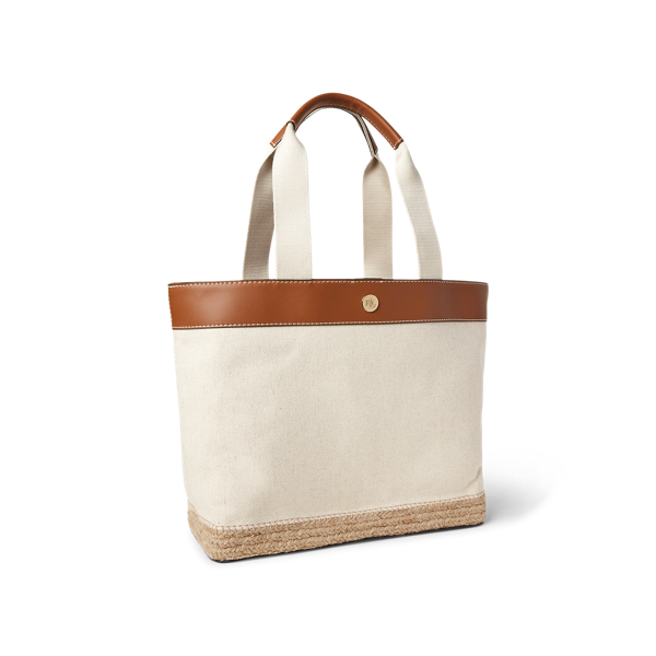 Natural Canvas Medium Tote Lauren 2