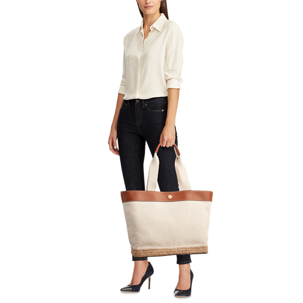 Natural Canvas Medium Tote Lauren 6