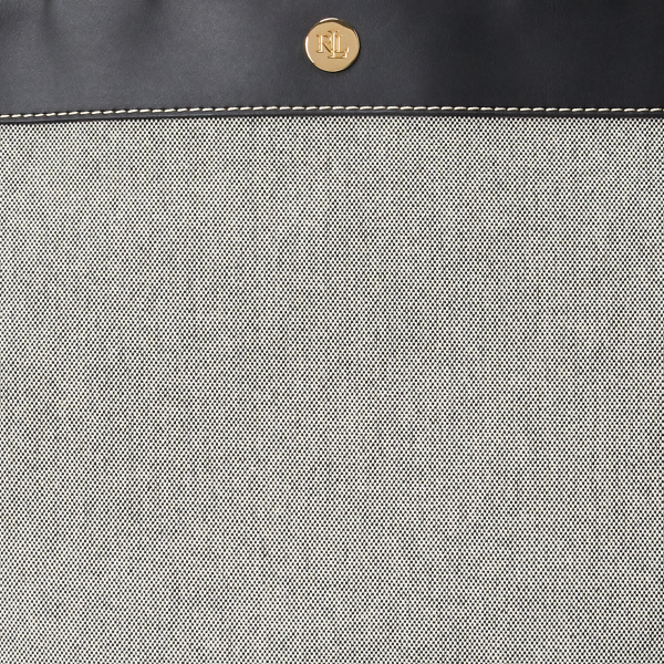 Black Canvas Medium Tote Lauren 5
