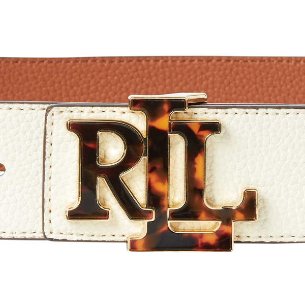 Vanilla/Lauren Tan Reversible Leather Belt Lauren 2