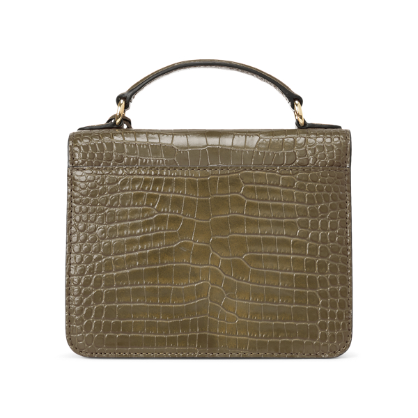 Deep Olive Leather Mini Beckett Satchel Lauren 4