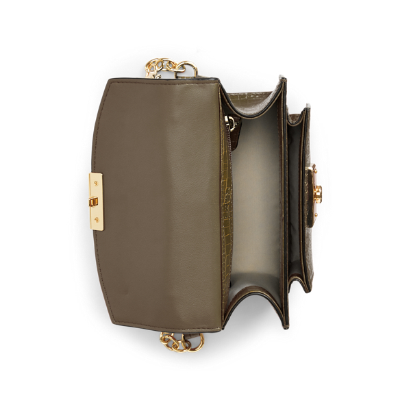 Deep Olive Leather Mini Beckett Satchel Lauren 5
