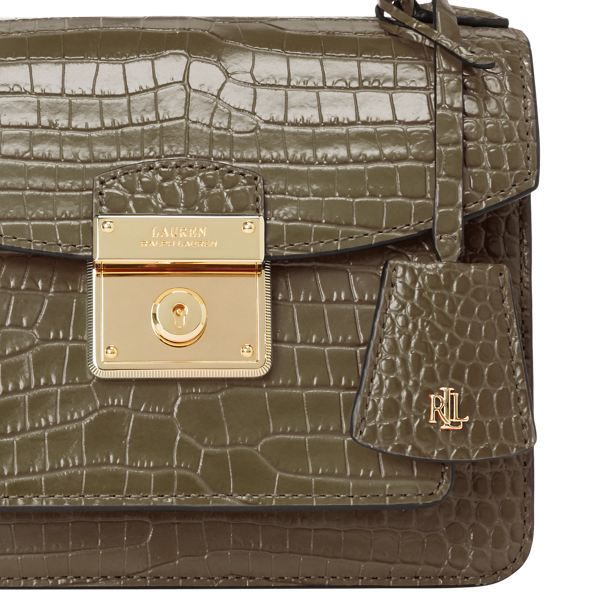 Deep Olive Leather Mini Beckett Satchel Lauren 6