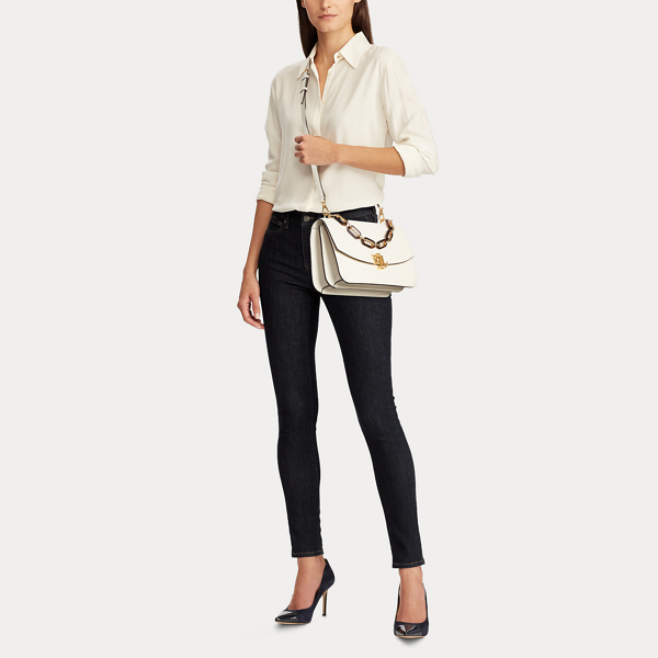Vanilla Leather Madison Crossbody Bag Lauren 7
