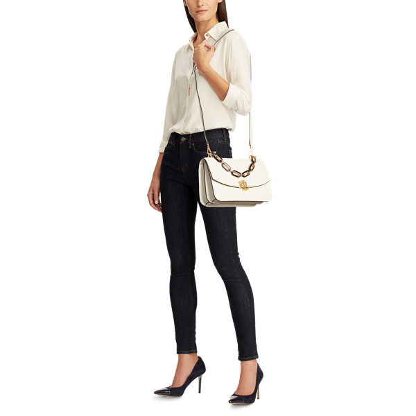 Vanilla Leather Madison Crossbody Bag Lauren 8