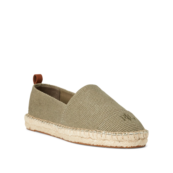 Olive/Tan Dorian Canvas Espadrille Lauren 3