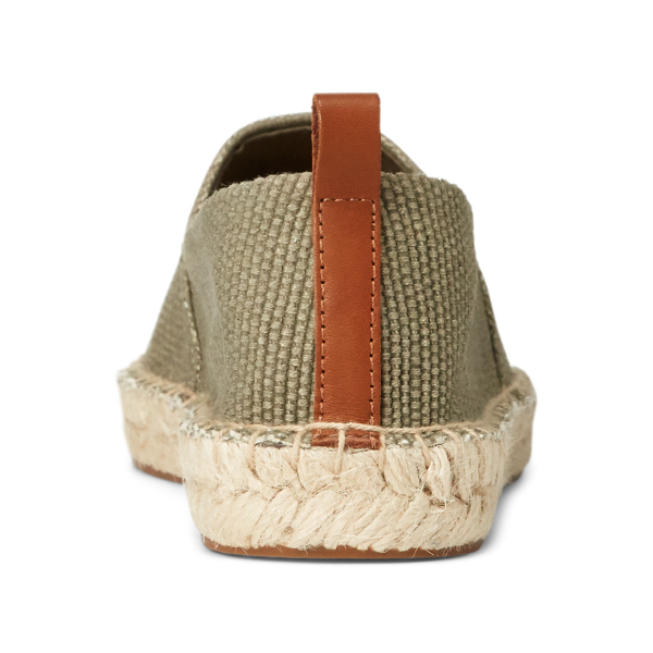 Olive/Tan Dorian Canvas Espadrille Lauren 4