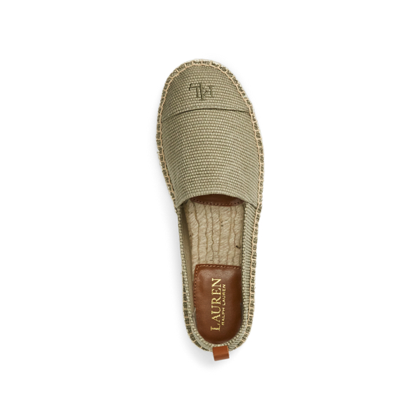 Olive/Tan Dorian Canvas Espadrille Lauren 5