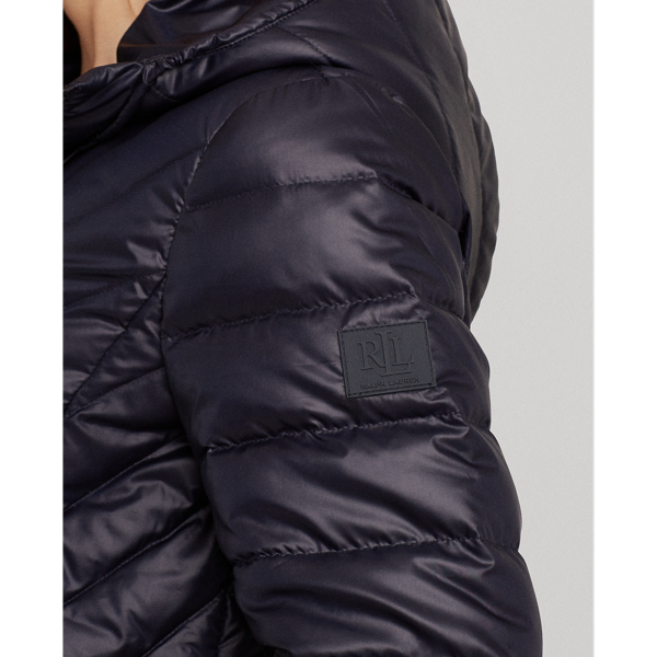 Navy Down Anorak Coat Lauren Petite 5