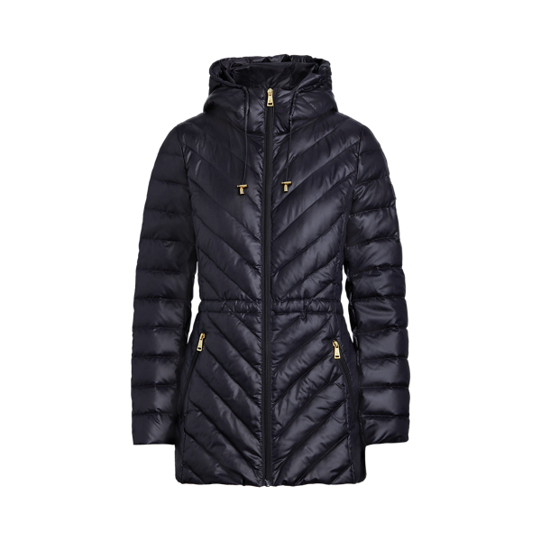 Navy Down Anorak Coat Lauren Petite 2