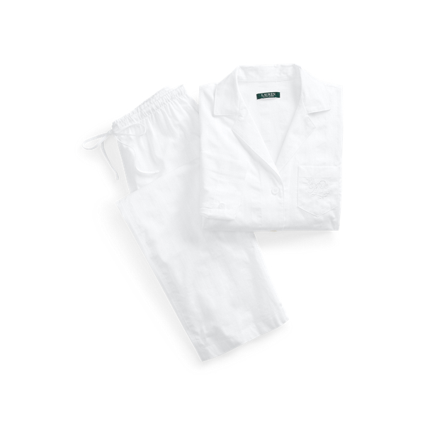 Cropped Cotton Sleep Set Lauren 1