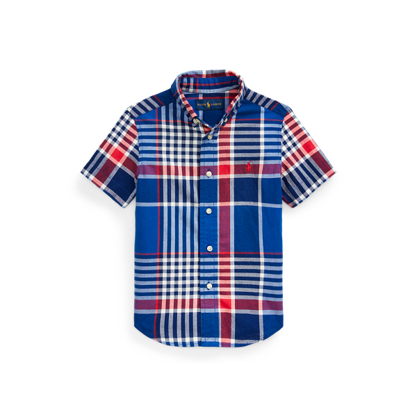 Baumwollhemd mit Madraskaros Boys 1.5-6 Years in 1