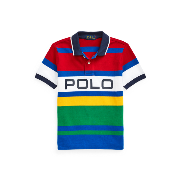 Polo en piqu&eacute; de coton ray&eacute; Boys 1.5-6 Years en 1