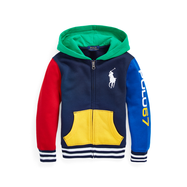 Fleece-Hoddie mit Big Pony Boys 1.5-6 Years in 1