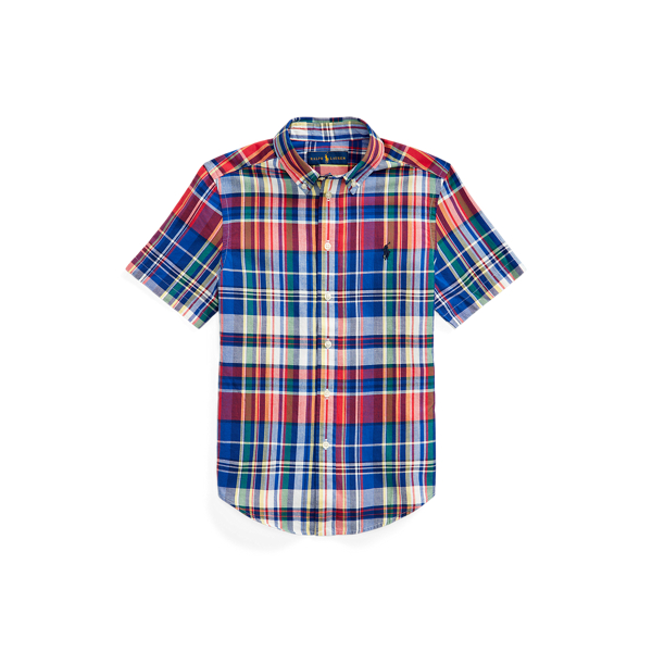 Baumwollhemd mit Madraskaros Boys 6-14 Years in 1