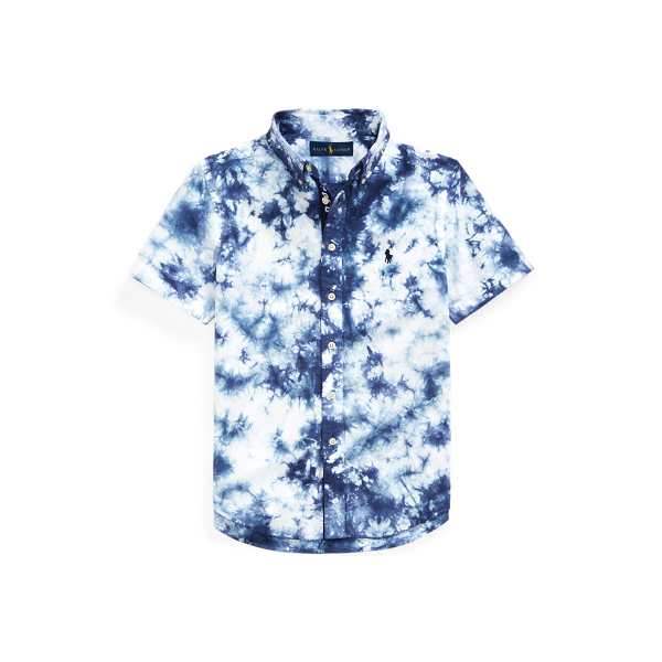 Tie-Dye Cotton Poplin Shirt Boys 6-14 Years 1