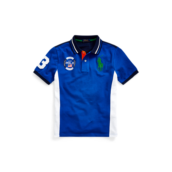 Big Pony Cotton Mesh Polo Boys 6-14 Years 1
