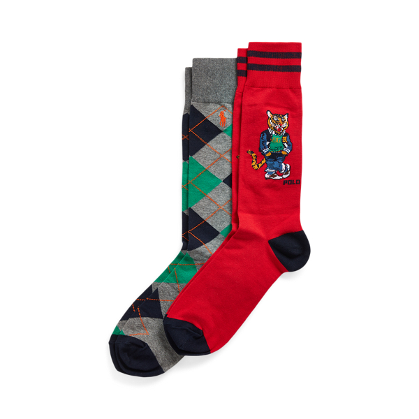 Tiger & Argyle Sock 2-Pack Polo Ralph Lauren 1