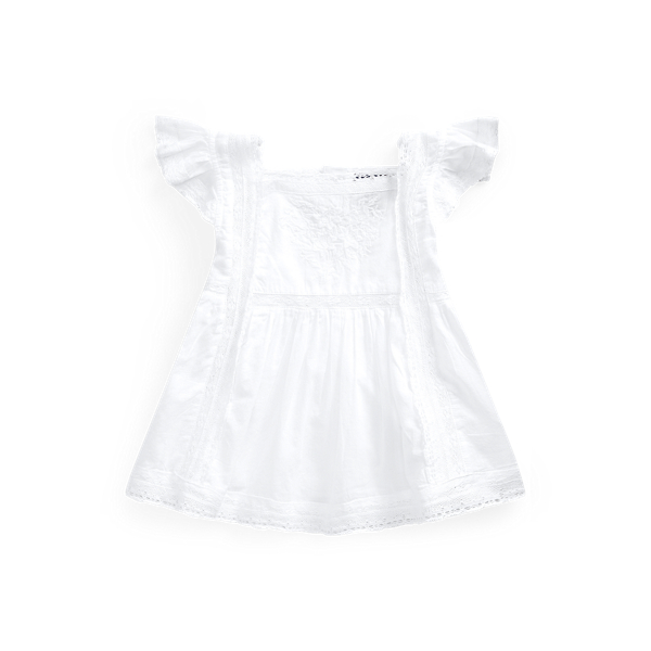 Haut voile de coton dentelle Girls 1.5-6.5 Years en 1