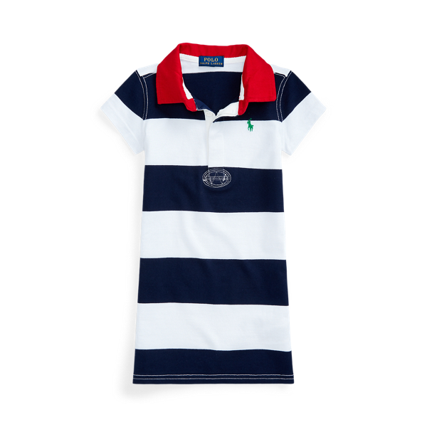 Abito rugby in cotone a righe Girls 1.5-6.5 Years in 1