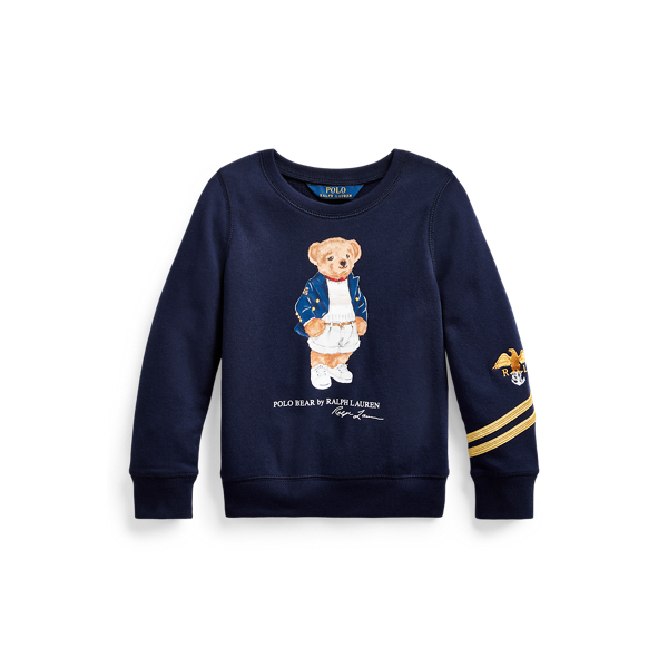 Pull ourson en blazer coton &eacute;ponge Girls 1.5-6.5 Years en 1