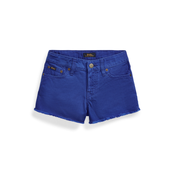 Polo Cotton Denim Short Girls 7-14 Years 1