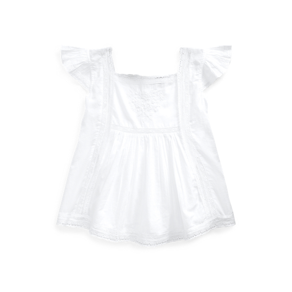 Oberteil aus Baumwoll-Voile Girls 7-14 Years in 1