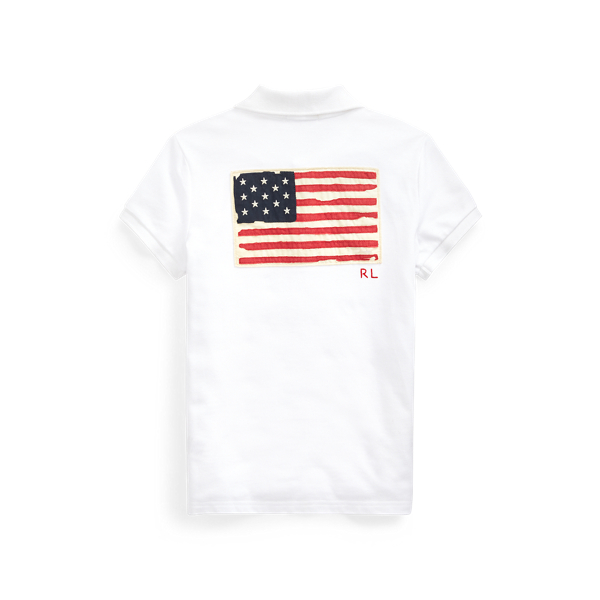 Flag Cotton Mesh Polo Shirt Ralph Lauren Australia