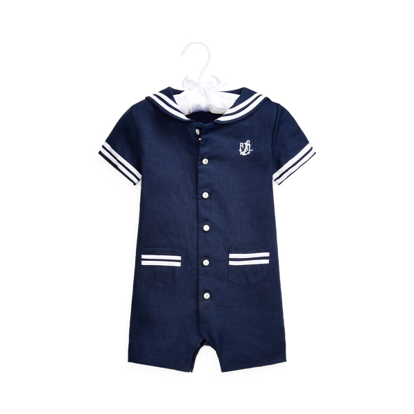 Sailor Linen Shortall Baby Boy 1