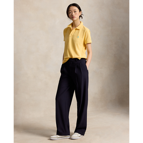 Женские рубашки Ralph Lauren The Iconic Classic Fit Mesh Polo Shirt