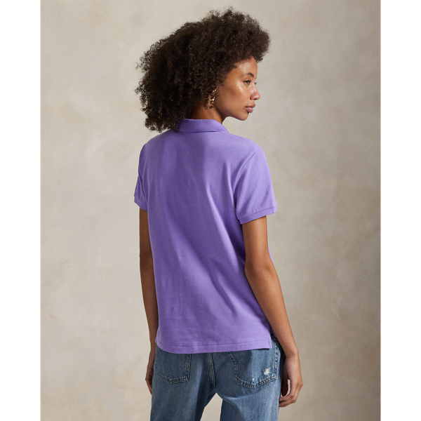 売れ筋商品|||ラルフローレン カットソー トップス レディース Women's Classic-Fit Mesh Polo Shirt Cactus Purple Classic Fit Mesh Polo Shirt | Ralph Lauren