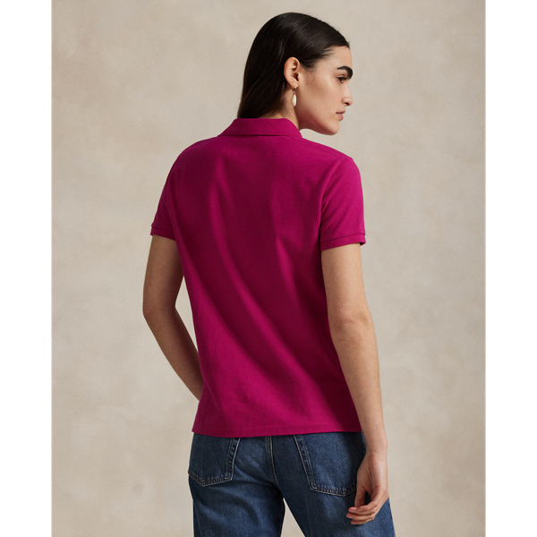 売れ筋商品|||ラルフローレン カットソー トップス レディース Women's Classic-Fit Mesh Polo Shirt Office Blue Classic Fit Mesh Polo Shirt | Ralph Lauren