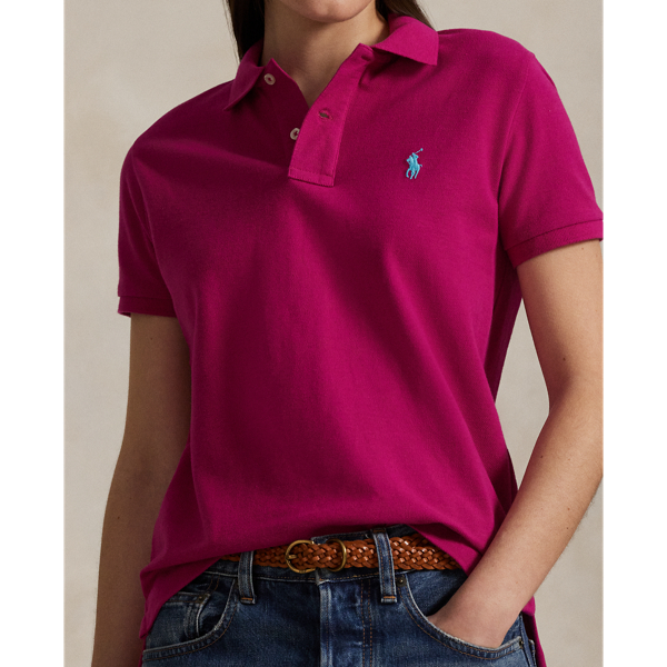 Classic-Fit Poloshirt aus Piqu&eacute; Polo Ralph Lauren in Himmels-Pink 6