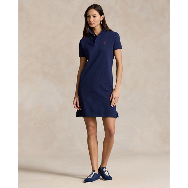 Newport Navy Cotton Mesh Polo Dress Polo Ralph Lauren 1