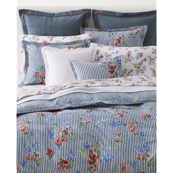 Lauren Ralph Lauren Maggie Floral newest Stripe Full/Queen Duvet Set Multicolor $300