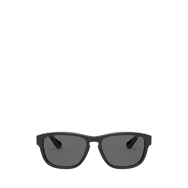 Shiny Black With Tartan Heritage Tartan Collegiate Sunglasses Polo Ralph Lauren 2