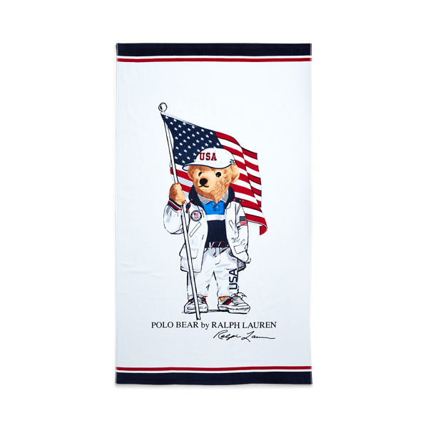 Polo Ralph Lauren Home Serviette de plage Olympic Bear 1