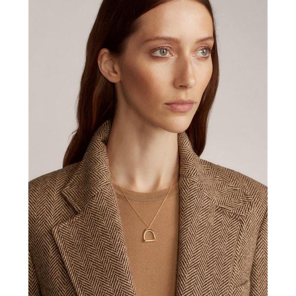 Ralph lauren gold necklace discount