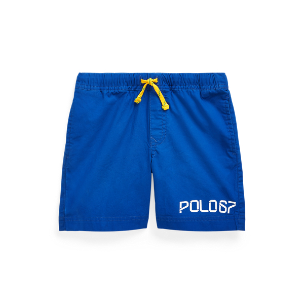 Stretch Cotton Poplin Short Boys 1.5-6 Years em 1