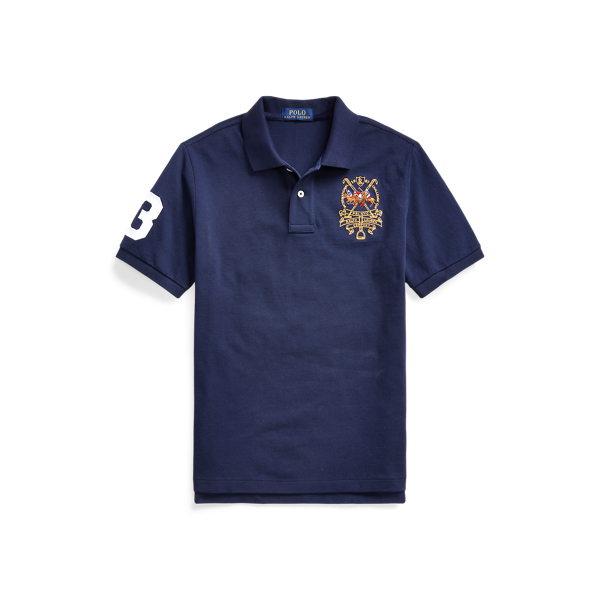 Polo Players Cotton Mesh Polo Boys 6-14 Years 1