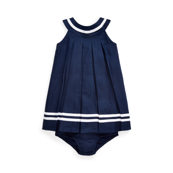 Pleated Dress & Bloomer Baby Girl em 1