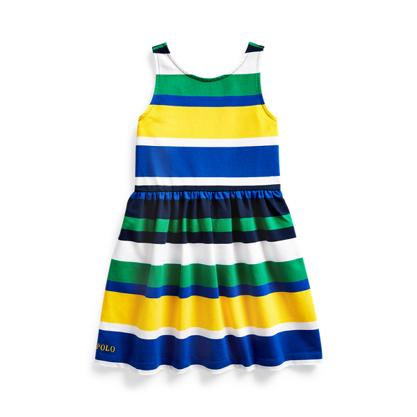 Striped Stretch Jersey Dress
