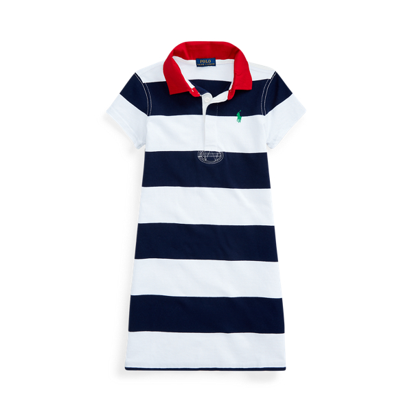 Abito in cotone a righe rugby Girls 7-14 Years in 1