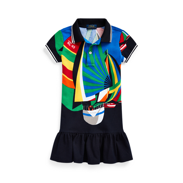 Vestido polo de piqu&eacute; con veleros Girls 1.5-6.5 Years en 1